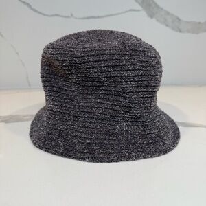 Betmar NY‎ vintage Bucket Hat Charcoal Gray Woven Poly Acrylic Blend Womens OS